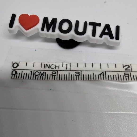 I Heart Moutai Shoe Charm Love jiangxiang baijiu Liquor - Picture 2 of 3